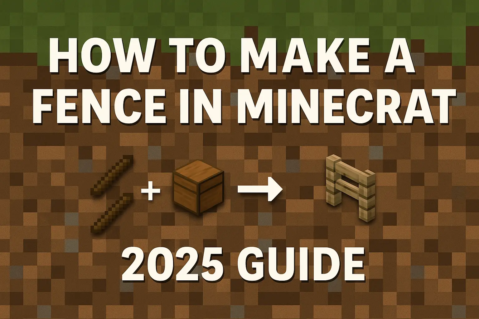 Fence in Minecraft