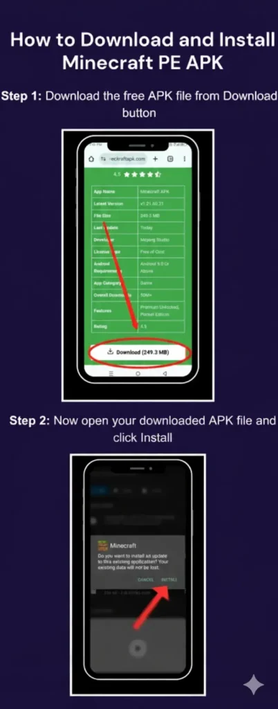 How-to-Download-and-Install-Minecraft-PE-APK